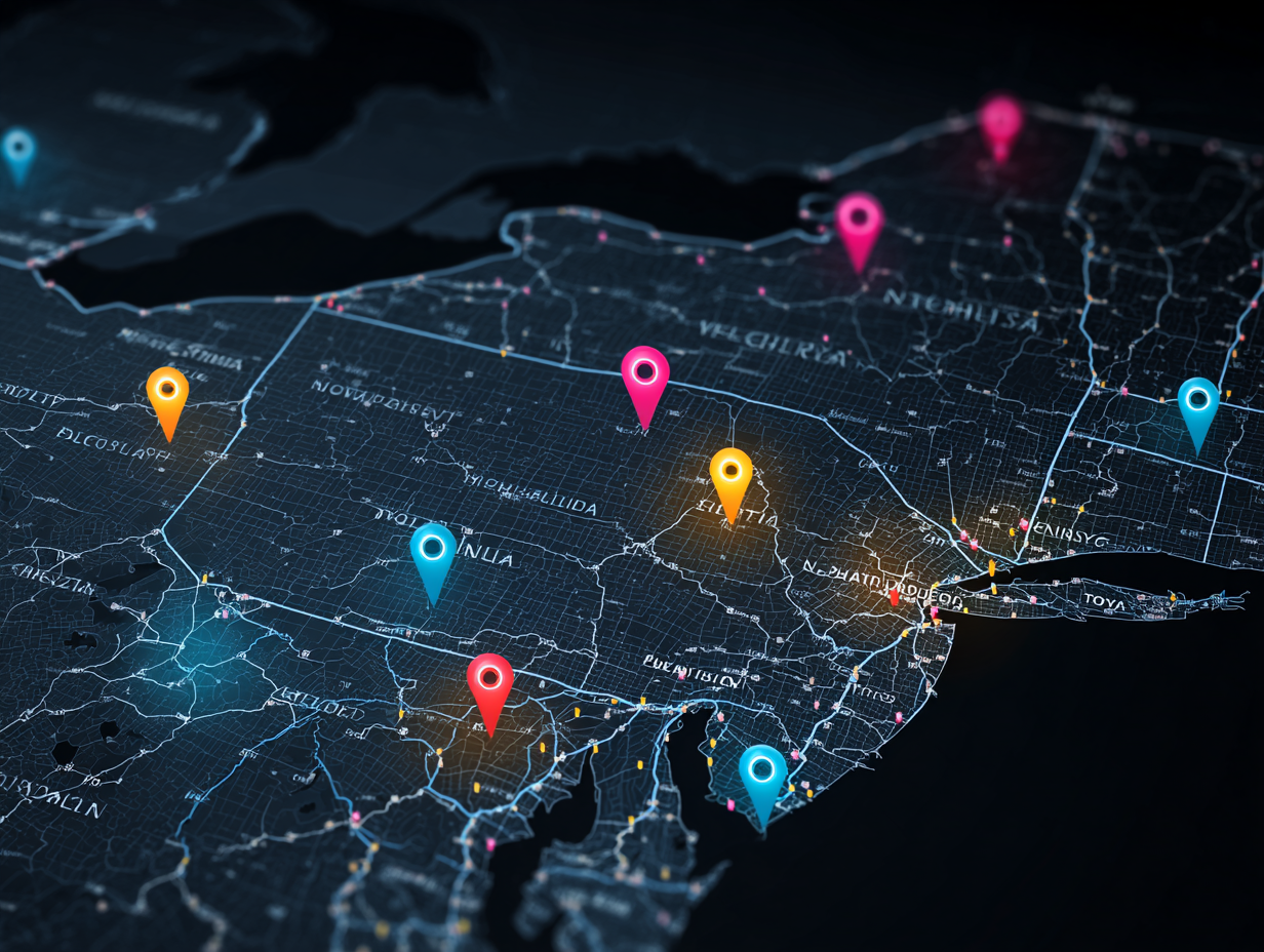 Cafeteria soundproofing service area map: New York, New Jersey, Philadelphia, Chicago